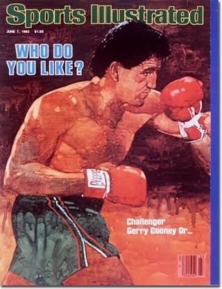 June 7,  1982 Gerry Cooney,  Larry Holmes Boxing Sports Illustrated A