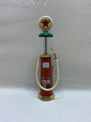 Mini Texaco Gas Pump Vintage 8 Inches Tall