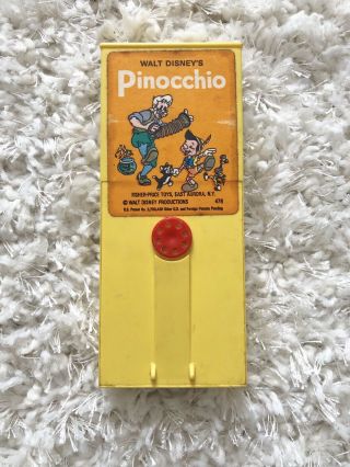 Vintage Fisher Price Movie Viewer Cartridge 476 - Walt Disney’s Pinocchio