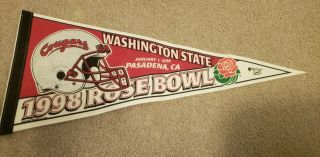 1998 Washington State Cougars Football Rose Bowl Pennant