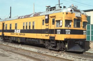Aw Orig Slides (12) Misc Srs Sperry Rail Services Car In St Louis Area 1990 - 1997