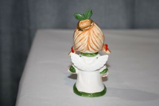 Vintage Kreiss Ceramics Christmas Angels Kids Salt & Pepper Shakers Figurines 3