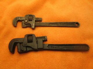 Vintage 6 " Pipe Wrenches - Made In Usa - Stillson Or Trimont U Pick