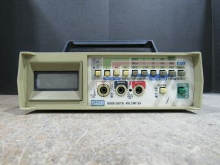 Fluke Model 8050a Portable Benchtop Digital Multimeter &