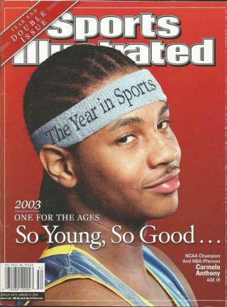 Denver Nuggets Carmelo Anthony 2003 Sports Illustrated Marlins Jack Mckeon