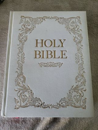Vintage Holy Bible Windsor Family Edition 1976 Nab Catholic Version