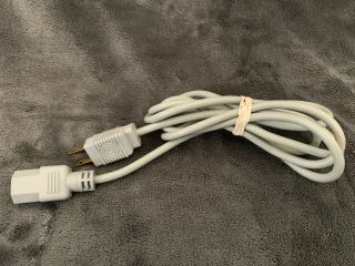 Apple Mac Power Cord Gray Electricord Vintage Cable 6ft Quick