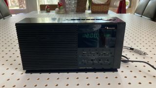 NAKAMICHI TM - 1 Black Stereo Clock Radio AM FM alarm VINTAGE 2