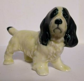 Vintage Porcelain Ceramic Hunting Dog Figure Spaniel Figurine Piece