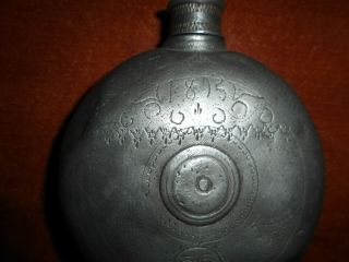 Antique Greek Flask with name and date (late 19th century) circa 1895 2