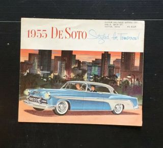 1955 Desoto Styled For Tomorrow,  Brochure