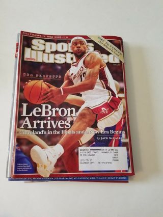 Lebron Arrives - Cavaliers In Finals - Sports Illustrated - 6/11/2007