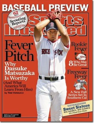 March 26,  2007 Daisuke Matsuzaka Boston Red Sox Sports Illustrated 1