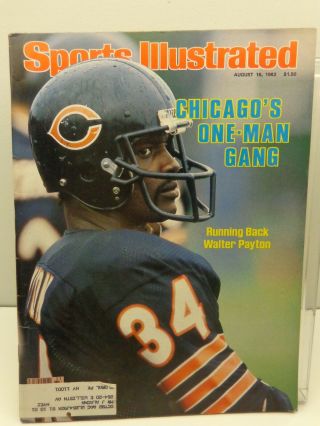 Sports Illustrated Chicago Bears Walter Payton Jim Mcmahon Mike Ditka