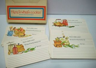 27 Vintage Double - Opening Recipe Cards Here 