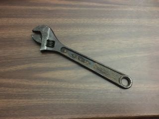Vintage Diamond And Horseshoe Co.  10 " Inch Adjustable Wrench Usa Drop Forged