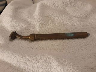 Old Vintage Schrader Service Tire Gauge Made In Usa Brooklyn Ny