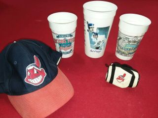 1994 Cleveland Indians Jacobs Field Cups Thome,  Brauga Stadium Cup Plus Bonus