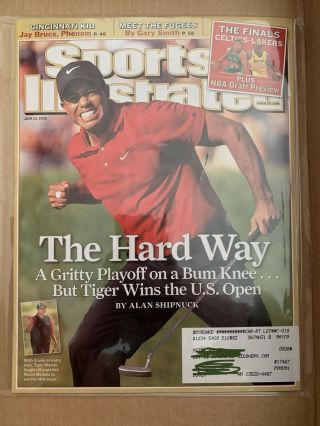 June 23,  2008 Tiger Woods Golf The U.  S.  Open Sports Illustrated