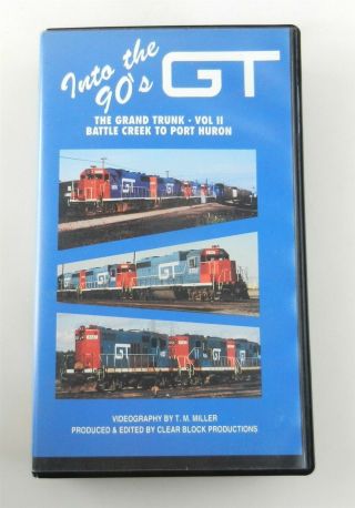 Train Vhs Tape Into The 90 