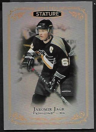 2019 - 20 Upper Deck Stature Nhl Hockey: 80 Jaromir Jagr,  Pittsburgh Penguins