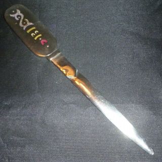Vintage Mexican Silver Letter Opener,  Assayed In Taxco,  925 Grade Silver