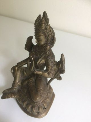 Vintage Bronze Figure of a Goddess 2