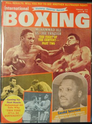 1974 International Boxing - Muhammad Ali Joe Frazier