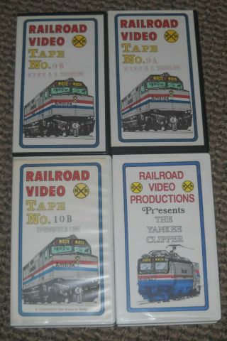 Amtrak Ex - Haven Lines Cab Ride Videos 4 Vhs Railroad Video Productions