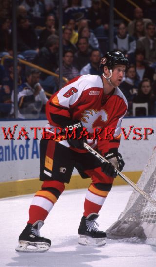 Phil Housley Calgary Flames 35mm Slide Negative Hockey Oct 19 1999 Vs St Louis