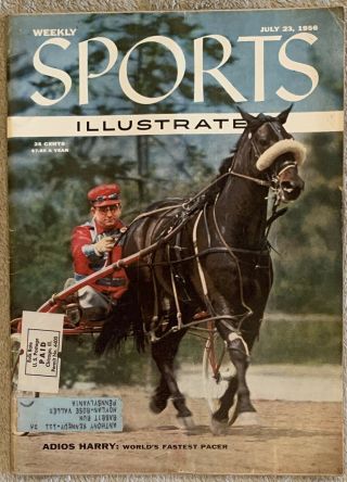 7.  23.  1956 Adios Harry Pacer Horse Sports Illustrated Casey Stengel - Ny Yankees