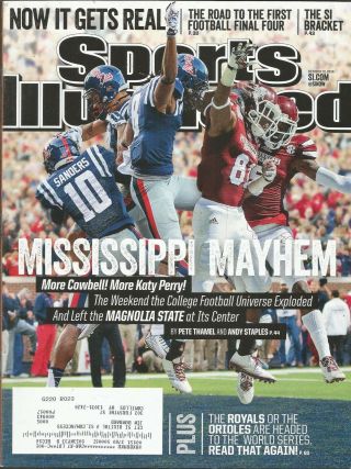 Ole Miss Rebels Mississippi State Bulldogs 2014 Sports Illustrated Football
