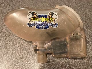 Viewloader Revolution Electronic Paintball Hopper - Clear Vintage Non