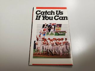Rs20 St.  Louis Cardinals 1986 Mlb Baseball Pocket Schedule - Budweiser