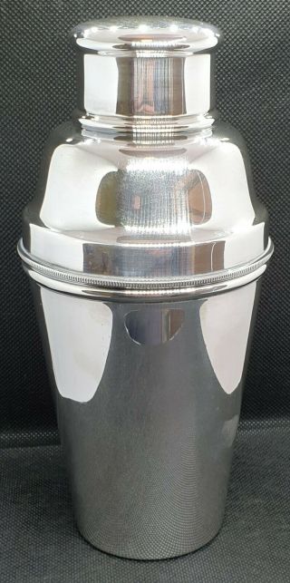 Vintage Art Deco 1940’s Silver Plated Cocktail Shaker - Regis Silver Plate
