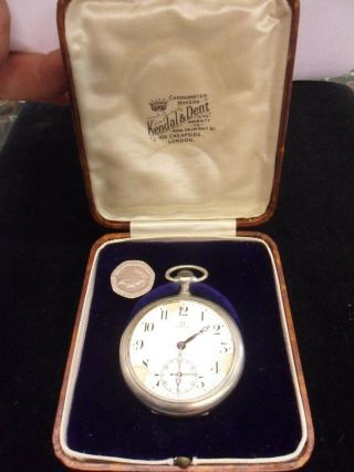 Vintage Omega Pocket Watch Spares And Repairs Only With Display Box