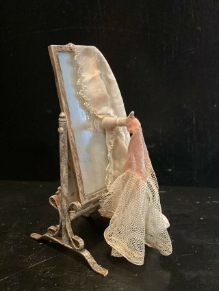 Miniature Dollhouse Sculpted Hand Coming Through Mirror 1/12 Scale Ghost - Wow -
