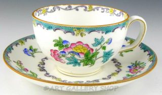 Vintage Minton England B937 Floral Cup And Saucer