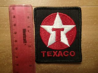 Vintage Embroidered Racing Patch - Texaco Oil - - Nascar/indycar