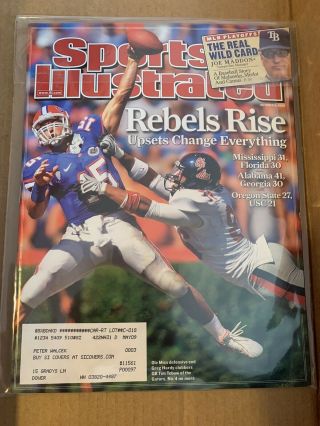 Tim Tebow Florida And Greg Hardy Ole Miss Sports Illustrated October 6 2008 Uf