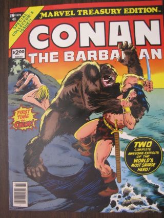 Vintage Marvel Treasury Conan The Barbarian Comic Book - Special Collector 