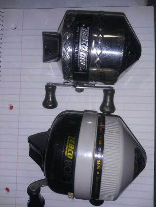 1 - Zebco - One (usa) & 808 Bait Casting Fishing Reels Collectible