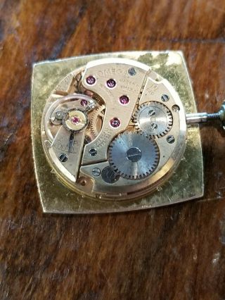 Vintage Omega 620 Watch Movement Good Balance Running Great Dial