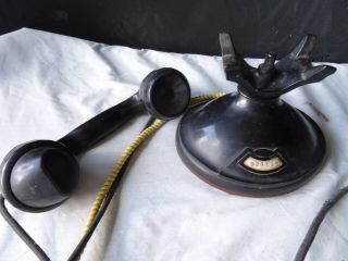 The North Electric Mfg Co Telephone Vintage Antique Bakelite Cradle Phone