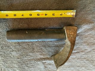 Antique Blacksmith Hand Forged/wrought Iron Deep Bowl Adze Coopers Wood Tool