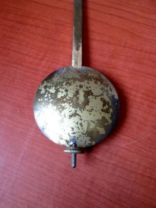 Antique English Fusee Bracket Clock Brass Pendulum Parts (738A15) 2