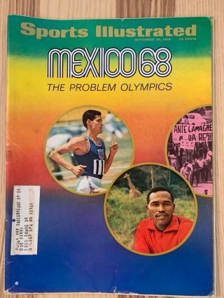Sports Illustrated September 30,  1968 Mexico 68 The Problem Olympics