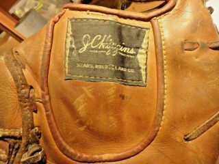 Vvv - Vintage Leather J.  C.  Higgins First Baseman 