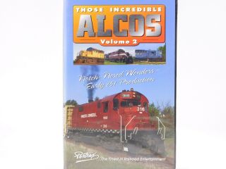 Pentrex Vhs Railroad Video Those Incredible Alcos Volume 2 Notch Nosed Wonders