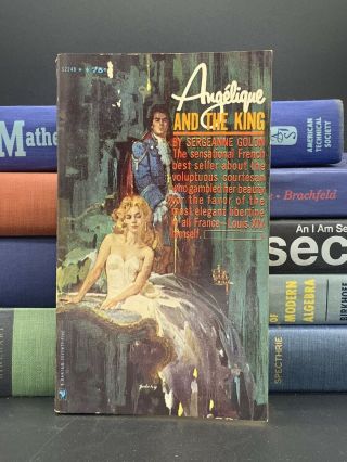 Angelique And The King By Sergeanne Golon Vintage Pb 1961 Bantam Book